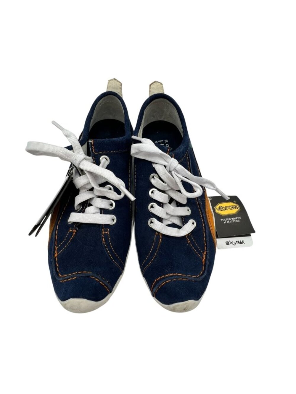NWT Roy Hayes Studio Suede Low Top Sneakers Women's 7 Men's 5 Blue Lace Up
